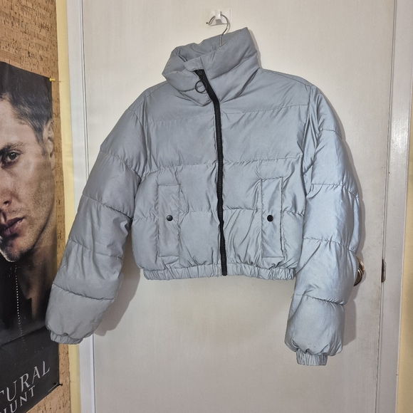 Reflective Puffer Jacket - Picture 1 of 6